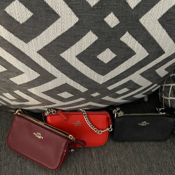 Coach Nolita Set of 2 - red and black. Burgundy sold. $75 for two. - Picture 2 of 12